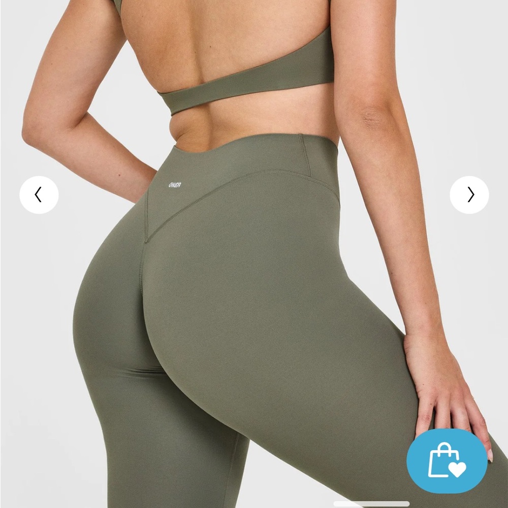 Oner Active Olive Green High-Waist Leggings